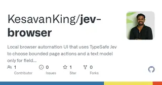 jev-browser (KesavanKing) preview