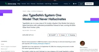 Jev: System One models explained (DataCamp) preview