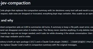The compaction plugin, in Spanish preview