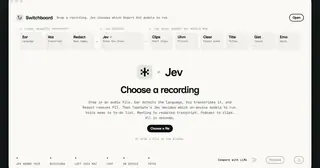 On-device audio, no LLM in the loop preview