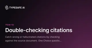 Citation checks preview