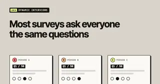 really cool use case for Jev: efficient dynamic interviews preview