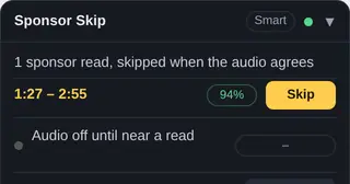 Sponsor Skip preview