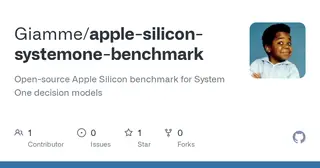 Apple Silicon Systemone Benchmark preview