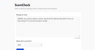ScamCheck preview