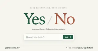 Yes / No preview
