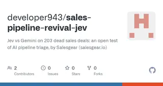 Sales pipeline revival (Jev vs Gemini) preview