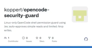 OpenCode Security Guard preview