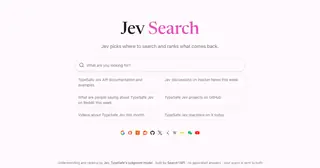 jev-search preview