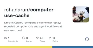 Computer Use Cache preview