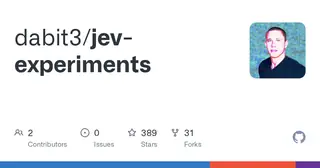 jev-experiments preview