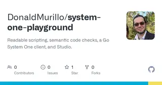 system-one-playground preview