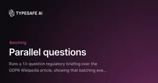 Parallel questions preview