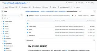 Jev Model Router preview