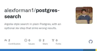 postgres-search preview