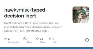 Typed Decision Bert preview