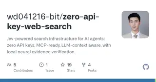Zero API Key Web Search preview