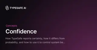 Confidence preview