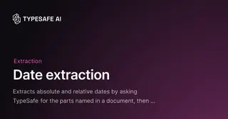Date extraction preview