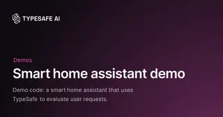 Smart home demo preview