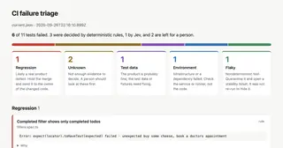 jev-ci-triage preview
