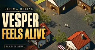 I originally made a nostalgic tech demo project for a city called Vesper from the 1997 game Ultima Online using Godot, Astra and Blender. preview