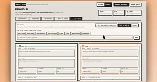 Hook panel A/B tester preview