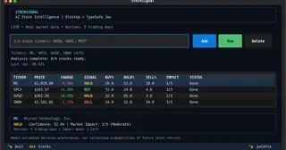 StockSignal preview