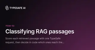 RAG passage checks preview