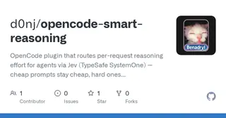 opencode-smart-reasoning preview
