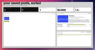 LinkedIn bookmarks search preview