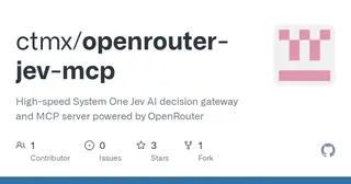Openrouter Jev MCP preview