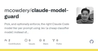 claude-model-guard preview